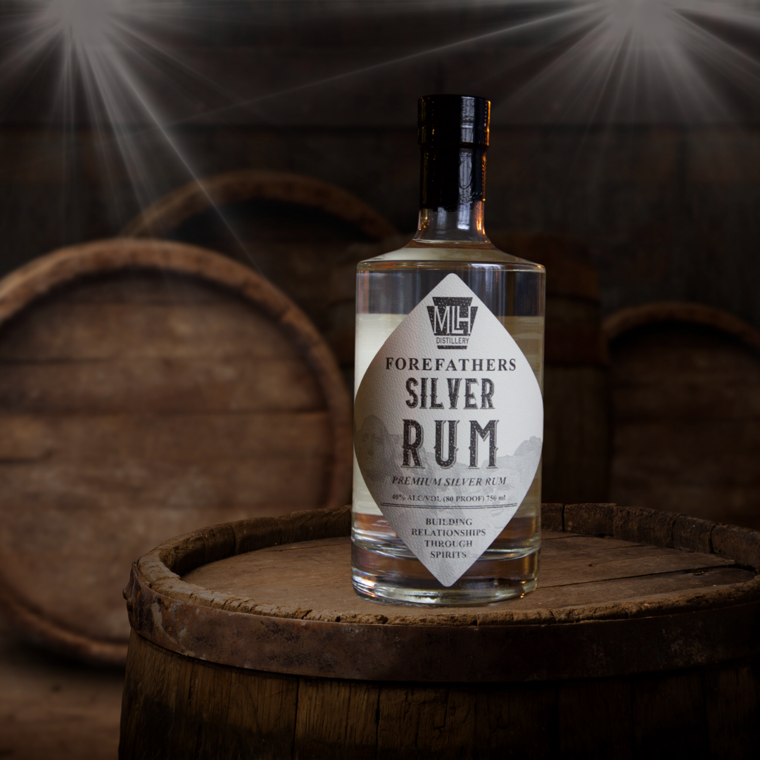 Forefathers Silver Rum MLH Distillery